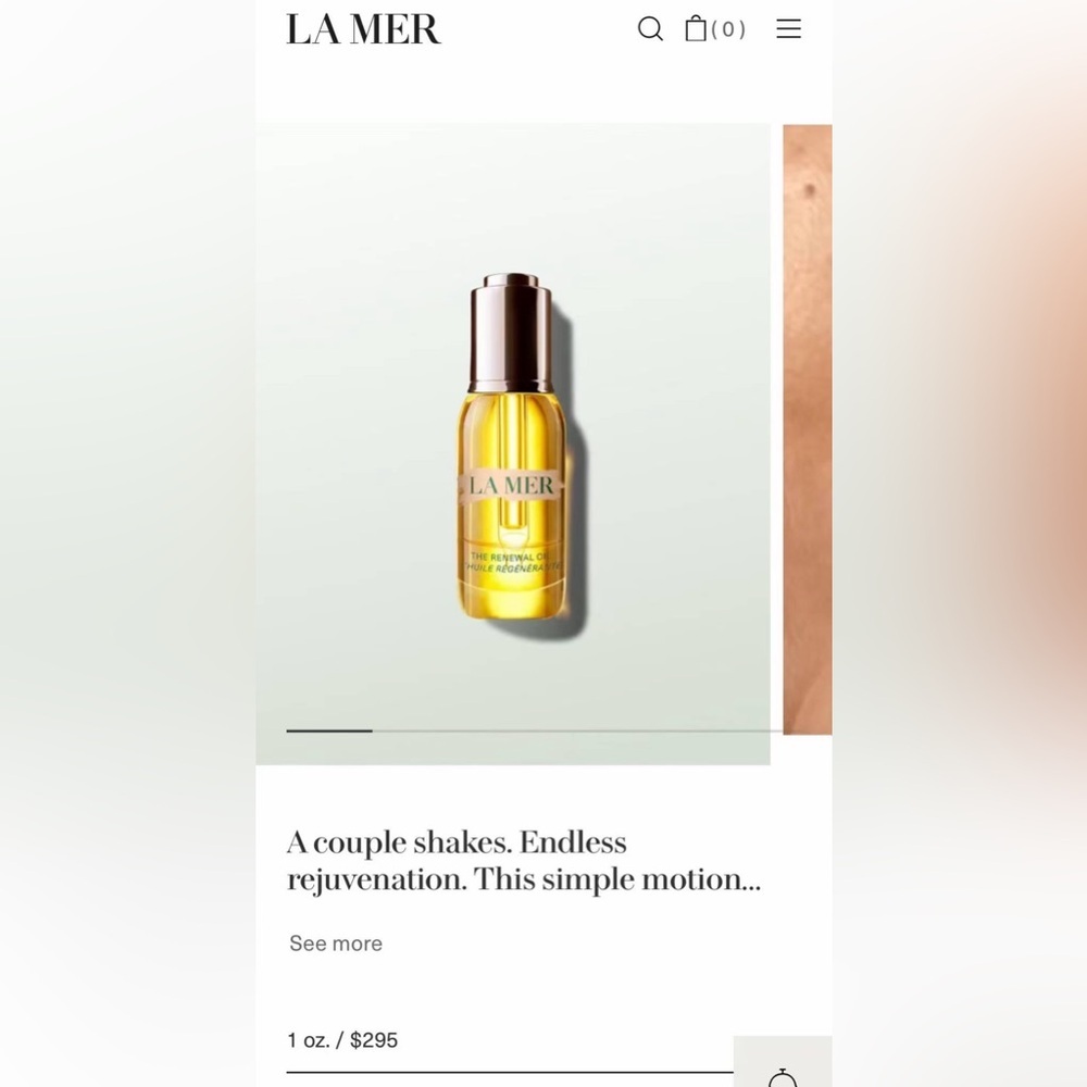 NEW 2xLa Mer THE RENEWAL OIL 5ml (sample size) - Picture 2 of 3